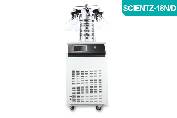 寧波新芝生物科技?jí)荷w多歧管型冷凍干燥機(jī)SCIENTZ-18N/D